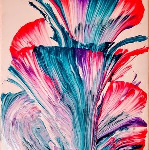 Acrylic paint art
